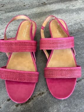 Naturalizer Women's Pink Slingback Sandals size 12
